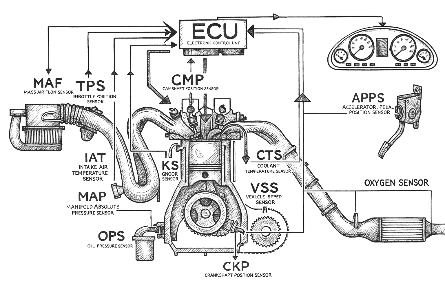 car sensor network