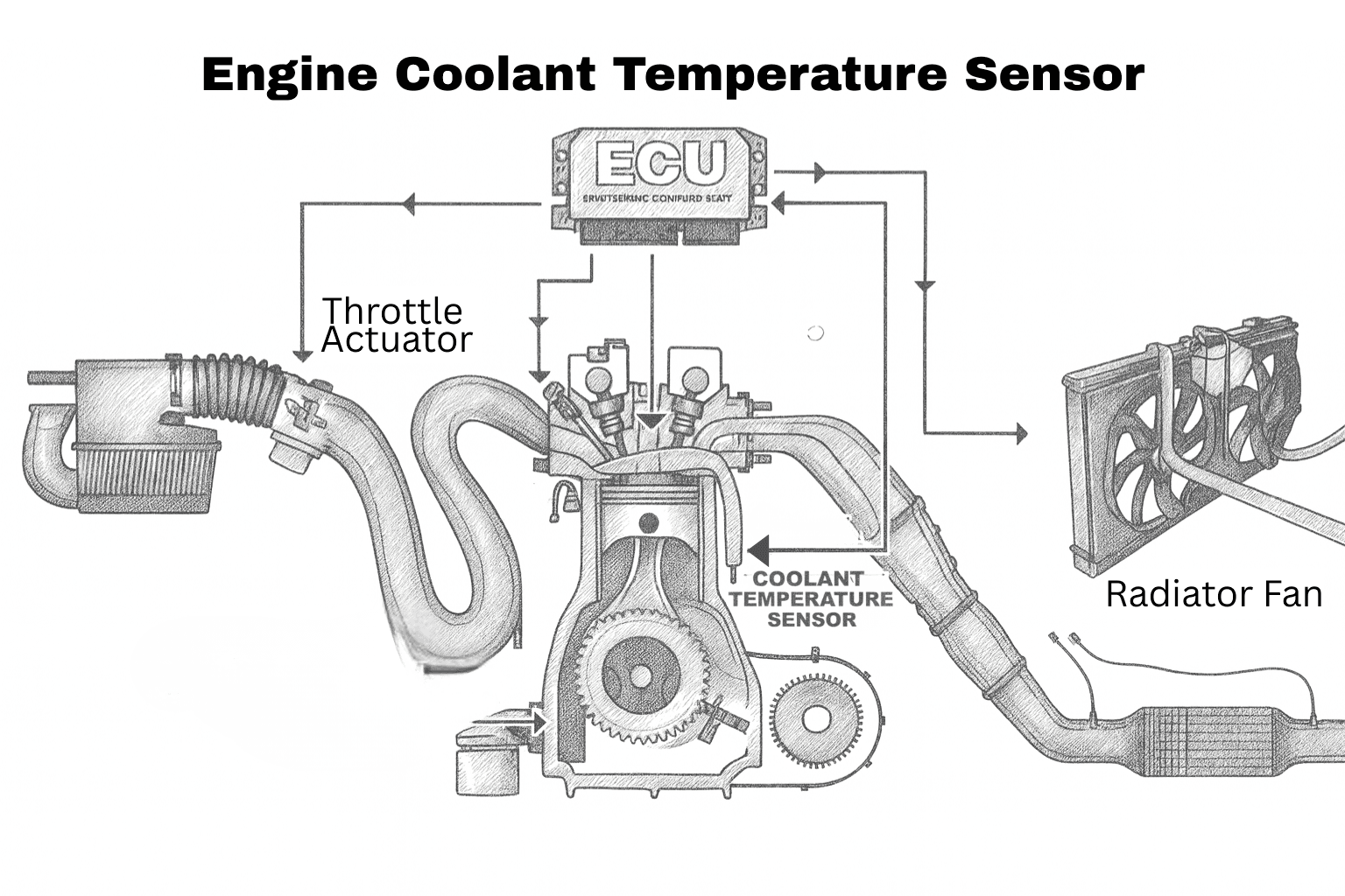 Engine coolant temperature sensor