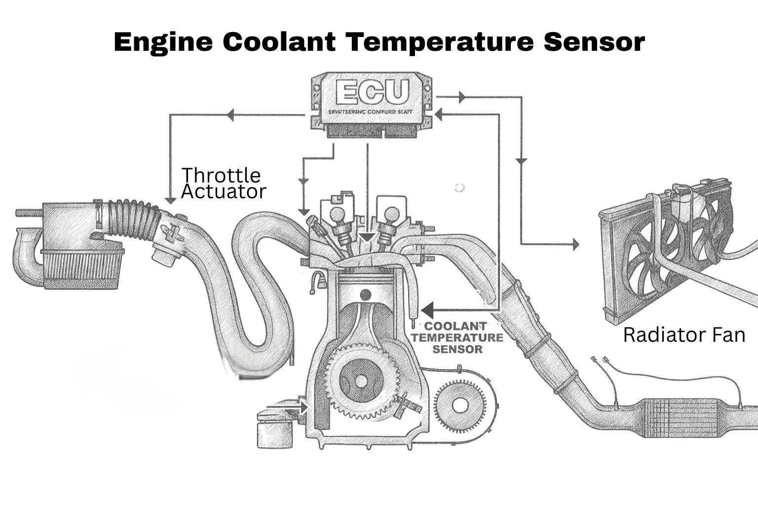 Engine coolant temperature sensor