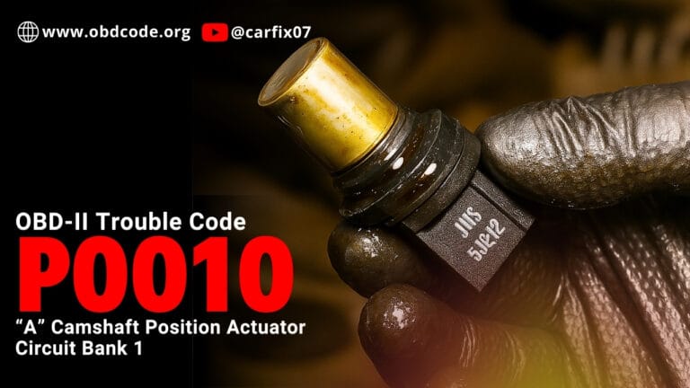 P0010 Code Explained: 