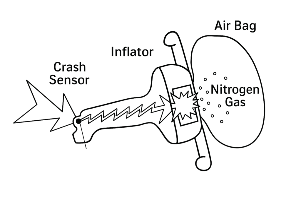 air bag impact sensor